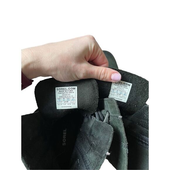 Sorel Joan of Arctic Wedge II Boots size 7.5 Green - Picture 2 of 9